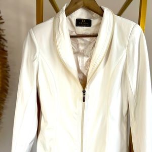 Vintage FENDI Cream Zip Front Jacket